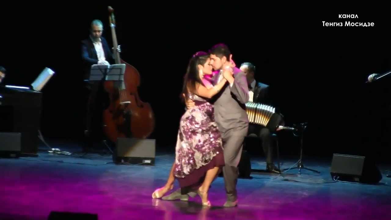 Tango. Sebastián Jiménez & María Inés Bogado with "Solo Tango" orchestra. Танго. Хименес и Богадо.