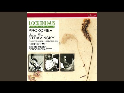 Stravinsky: 3 Pieces for Clarinet Solo: 1.