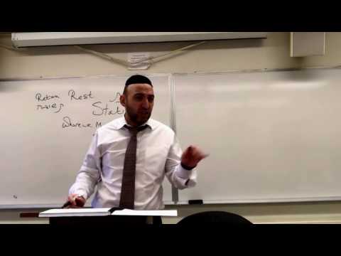 The Introduction to Shabbat: Why We Keep it and What's the Point. Given at Stern NYC.