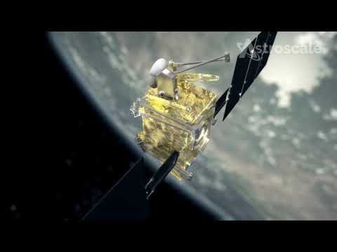 LEXI space debris removal animation for Astroscale