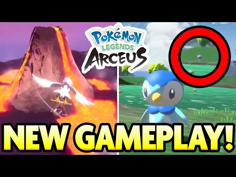 NEW GAMEPLAY TRAILER for POKEMON LEGENDS ARCEUS! INSANE!