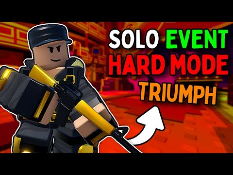 Solo Final Act Hard Mode Event Triumph - Tower Defense Simulator | TDS XMAS EVENT 2025