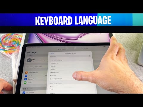 How to Change Your Keyboard Language on iPad Air M1 M2 M3
