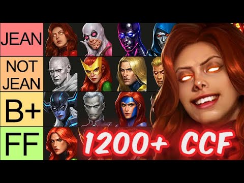 JEAN = QUEEN! BEST 1200+ CCF Heroes TIER LIST