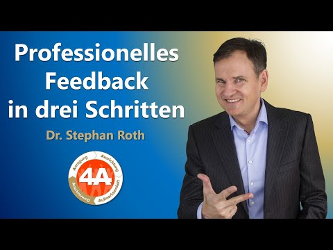 Professionelles Feedback in 3 Schritten!