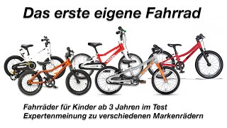 Kinderfahrräder im Test: Experten-Tipp zu Fahrrädern von Woom, PUKY, Rascal, KUbikes und Royal Baby