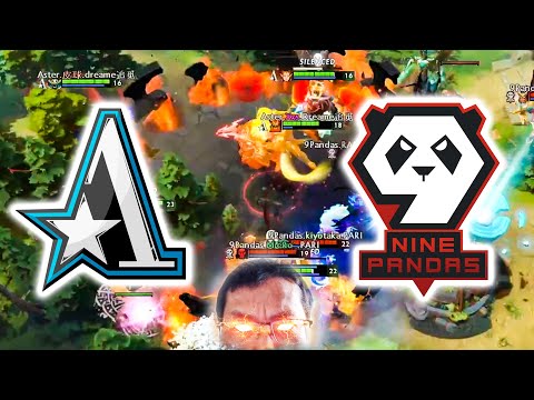 ASTER vs 9 PANDAS - RAMZES ALL CHAT... - BALI MAJOR 2023