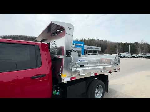 2026 GMC Sierra 3500HD CC 4WD Crew Cab 177" WB, 60" CA Pro in Red for sale at Boyer Chevrolet Buick GMC Bancroft in Bancroft, ON