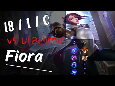 Fiora TOP vs Vladimir - Challenger Replay KR