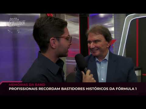 Check out the behind-the-scenes footage of the Formula 1 broadcast on Band | Paddock Talk