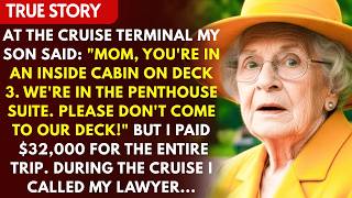 At The Cruise Terminal My Son Said: "You're In Inside Cabin, We're In The Penthouse. D...