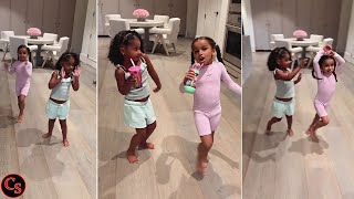 True & Dream Dance Around Together In Khloe Kardashian's 17 Millon Mansion  (Video) 2022
