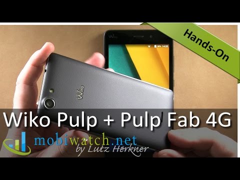 Wiko Pulp + Pulp Fab 4G: Cheap 5" and 5.5" Dual-SIM Phones – Hands-on Video