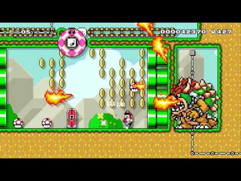 静かな海に眠る財宝 by ミルクティ♪ - SUPER MARIO MAKER - NO COMMENTARY 1AW