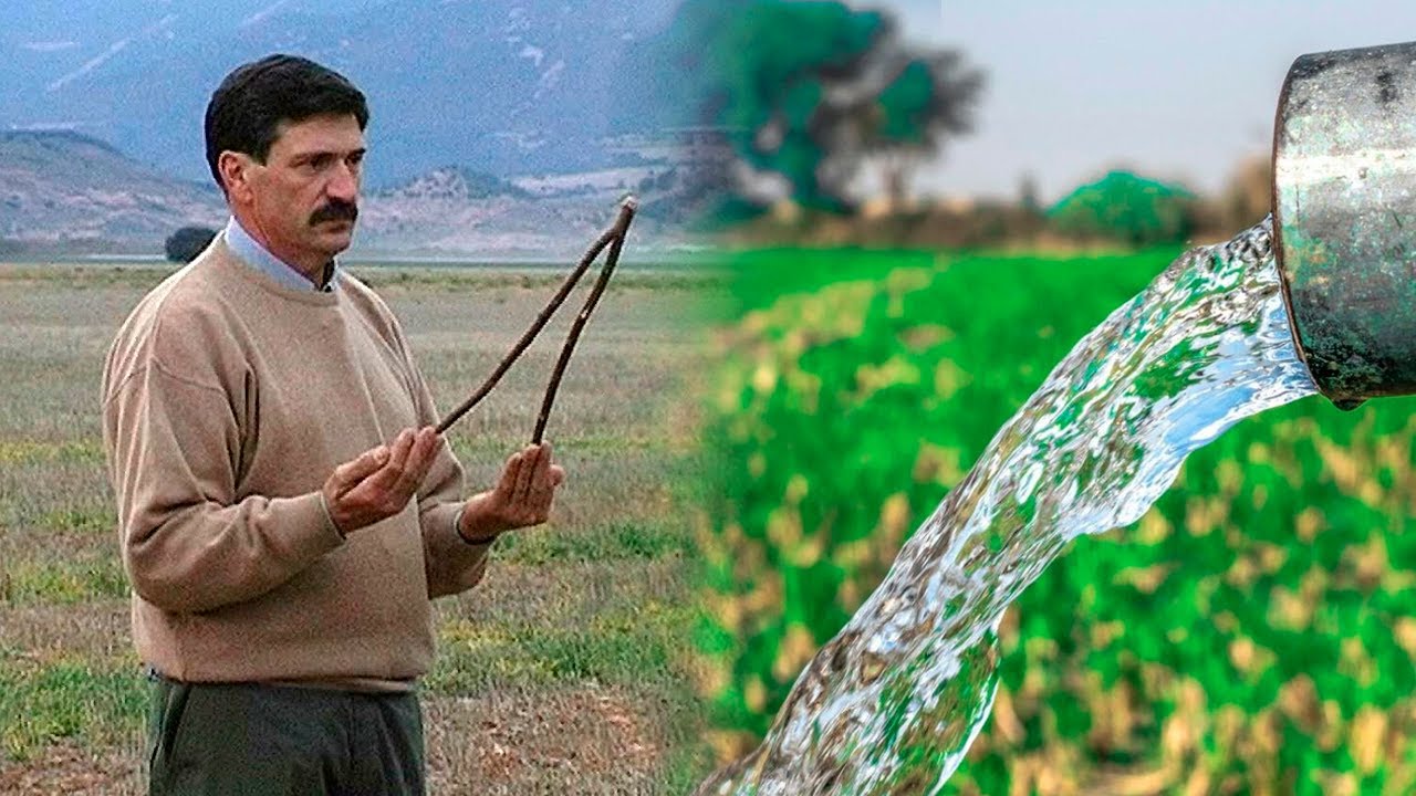 The dowser and the search for water in underground streams. Techniques and secrets. Documentary film