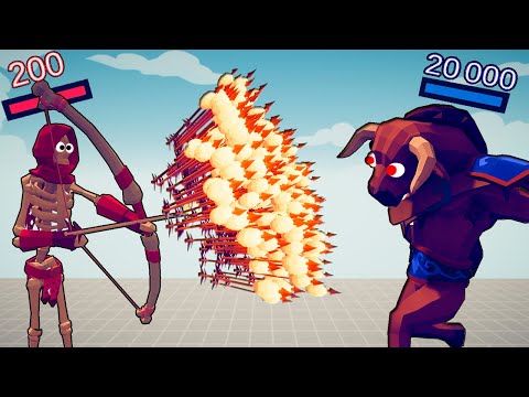 EVERY GOD vs ULTIMATE MINOTAUR GIANT - Totally Accurate Battle Simulator | TABS