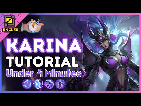 4-Minute Karina Tutorial in the Jungle || (MLBB S38) 2025