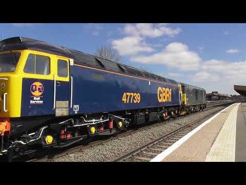 66714 & 47739 & 73966 passes leamington spa 0G66 eastleigh works to leicester L.I.P 10/04/19