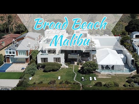 Broad Beach Malibu California, Steven Spielberg's House and an Electric Surfboard