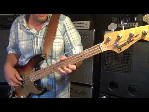 Nordstrand NP4 P Bass pickups, Ampeg PF-50T tube head - Andy Irvine
