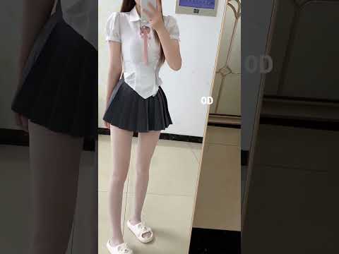 【擦边观察】九种袜子的长度对比（白丝版）