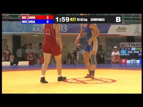 Универсиада-2013. Юлия Ларионова - Мария Люлькова