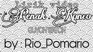Download lagu Lirik guyon waton:penak konco mp3