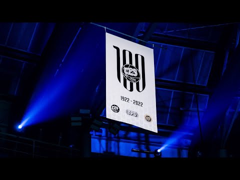 Näin nousi TPS:n 100-vuotisjuhlaviiri Gatorade Centerin kattoon