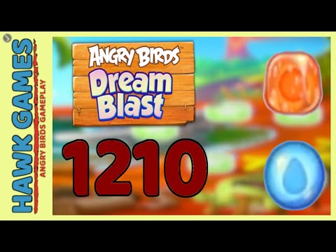 Angry Birds Dream Blast Level 1210 Extreme - Walkthrough, No Boosters