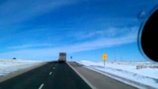 preview picture of video 'Truck Driver Diary Talking about Snow Fences in Wyoming'
