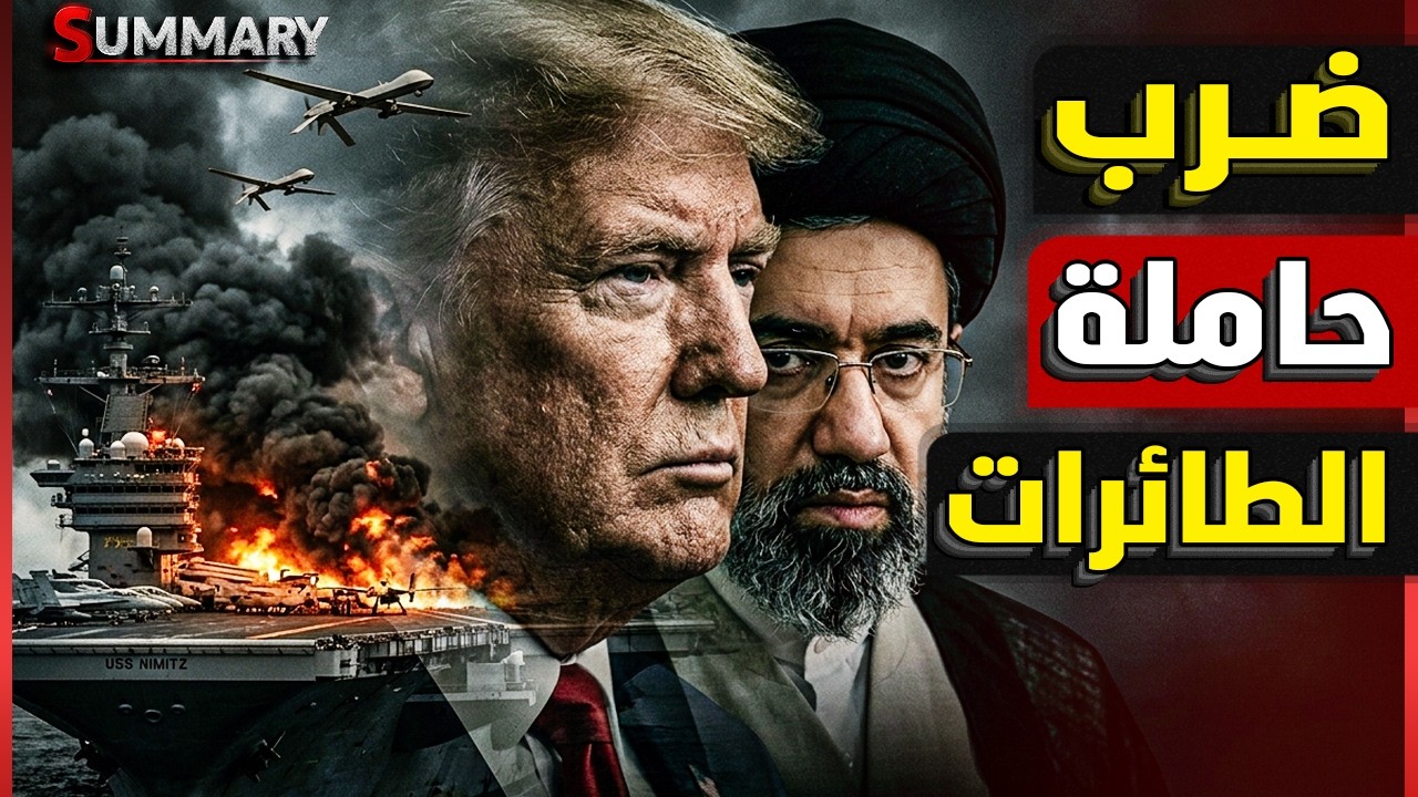 إيران تضرب حاملة طائرات أمريكية.. وترامب يعلن تصفية القيادات بالكامل ومصير ا?