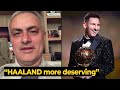 Jose Mourinho prefers Haaland over Messi for the Ballon d'Or winner | Football News Today