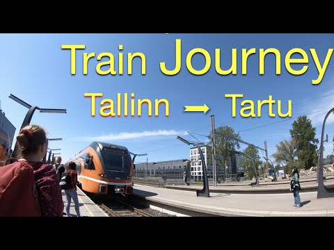 My Train Journey from Tallinn  to Tartu on 5 June 2021 [Estonia]