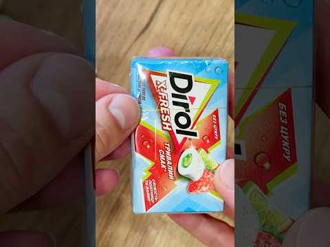 ASMR Dirol gum Unpacking #gum #dirol #unpacking #unboxing #gummy #candy