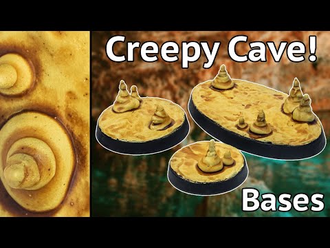 Made From ONE Simple Material! CREEPY Cave Bases!