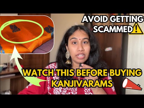 🚨 WATCH THIS BEFORE YOU BUY KANJIVARAM SILK SAREES! 🚨 | HOW TO IDENTIFY AUTHENTIC KANJIVARAMS