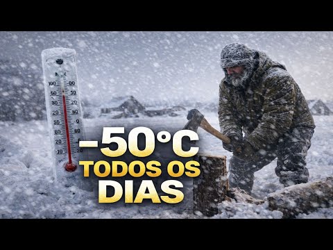 Eles Vivem Assim Todos os Dias na Sibéria