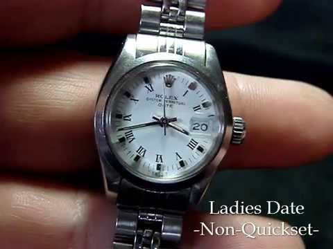 How to Wind and Set a Ladies Date (non quickset)