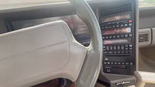 1993 Cadillac Allanté Cold Start