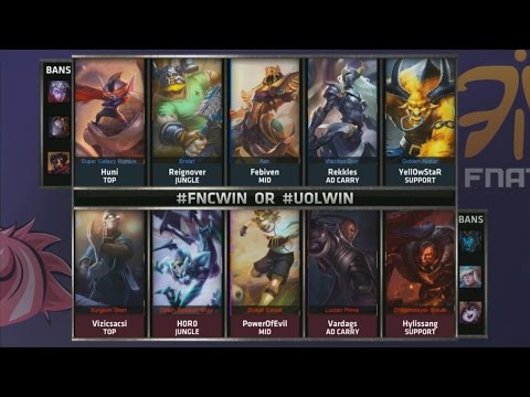 FNC vs UOL Game 2 Highlights - FNATIC vs UNICORNS OF LOVE - SEMIFINAL EU LCS SUMMER 2015 PLAYOFFS