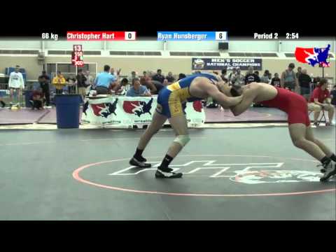 Christopher Hart vs. Ryan Hunsberger at 2013 ASICS University Nationals - FS