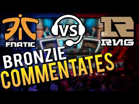 Bronzie Commentates LCS | RNG vs. Fnatic | MSI 2018