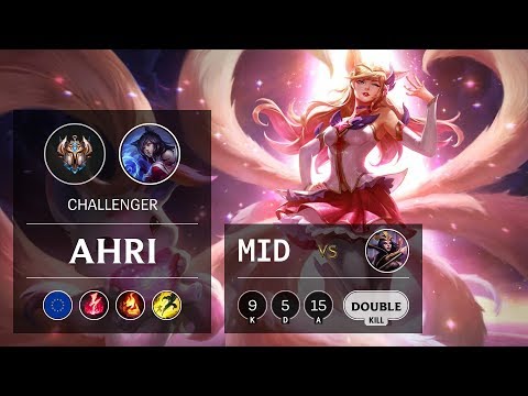 Ahri Mid vs LeBlanc - EUW Challenger Patch 9.24