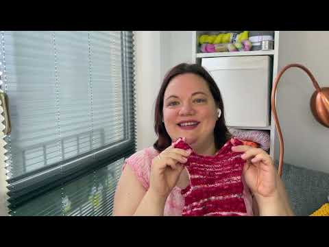 Strick- und Häkelpodcast 96 - Fortschritte und ein Regenbogen