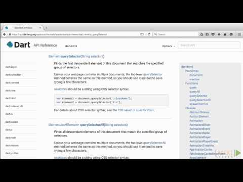 Introducing Dart Using the querySelector Method to Find DOM Elements | packtpub com