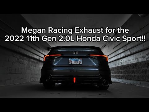 Megan Racing Exhaust for my 11th Gen Honda Civic Sport!