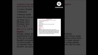 environmental science objective question and answer