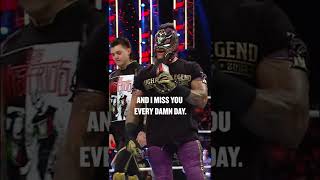 Download lagu Rey Mysterio honors the late Eddie Guerrero during his 20th anniversary celebration #Short mp3 Download lagu Rey Mysterio honors the late Eddie Guerrero during his 20th anniversary celebration #Short mp3