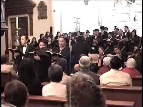 Coros Red de Cultura Quoniam Great Mass K 427  Mozart - René Platini, Conductor.