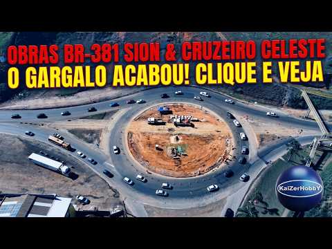 BR-381 VAI FLUIR MELHOR! Obras no Trevo Sion em João Monlevade MG Lote 6 – 12/09/26 – KaiZerHobbY